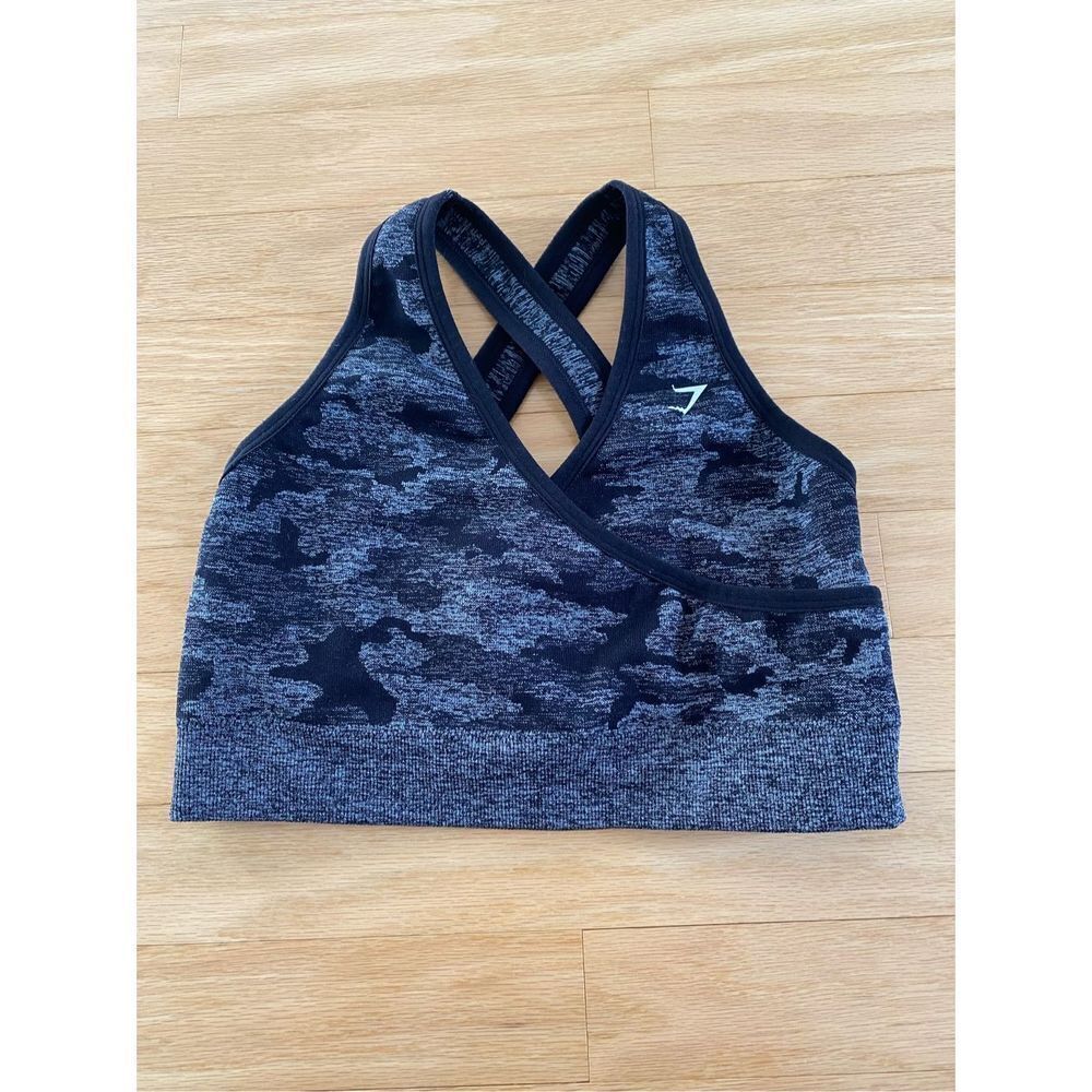 Camo GymShark Sports Bra